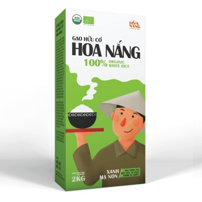 GẠO HỮU CƠ HOA NẮNG GAO XANH MA NON 100% ORGANIC