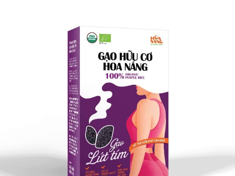 GẠO HỮU CƠ HOA NẮNG LỨT TÍM 100% ORGANIC