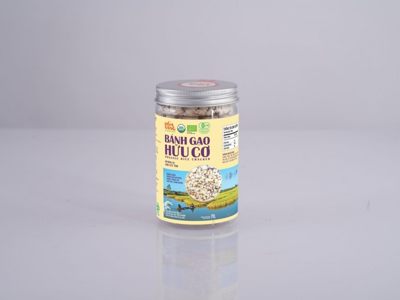 BÁNH GẠO HỮU CƠ TÍM