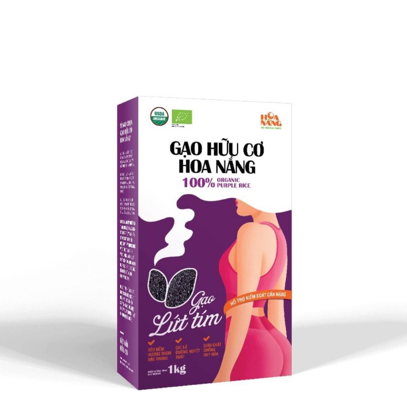 GẠO HỮU CƠ HOA NẮNG LỨT TÍM 100% ORGANIC